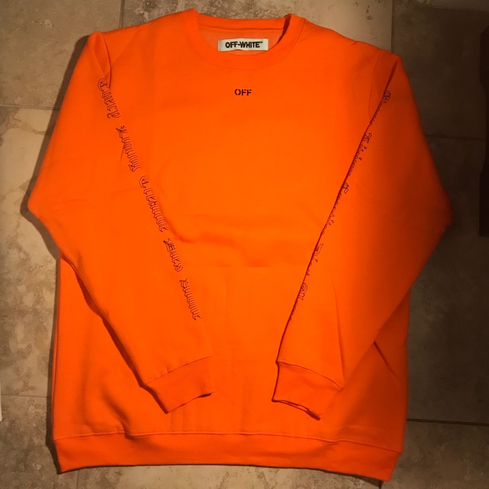 Vlone X off white Colette Collab crewneck